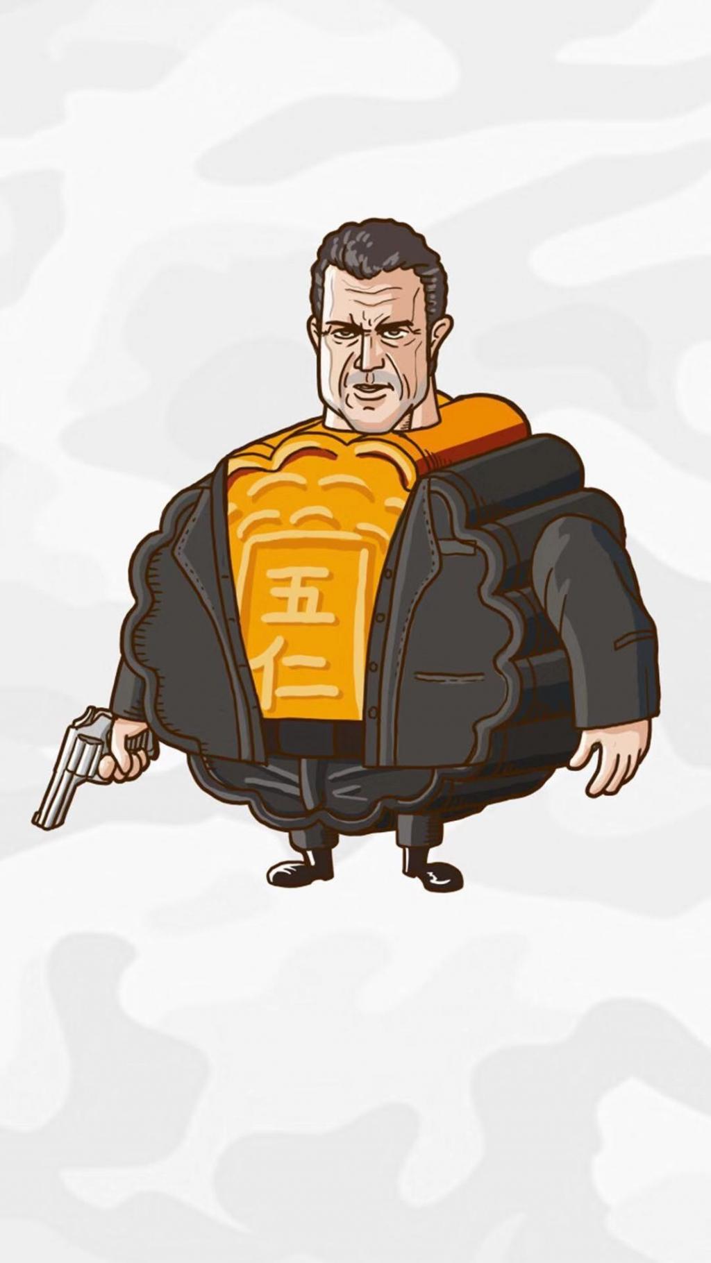 中秋节月饼的个性插图