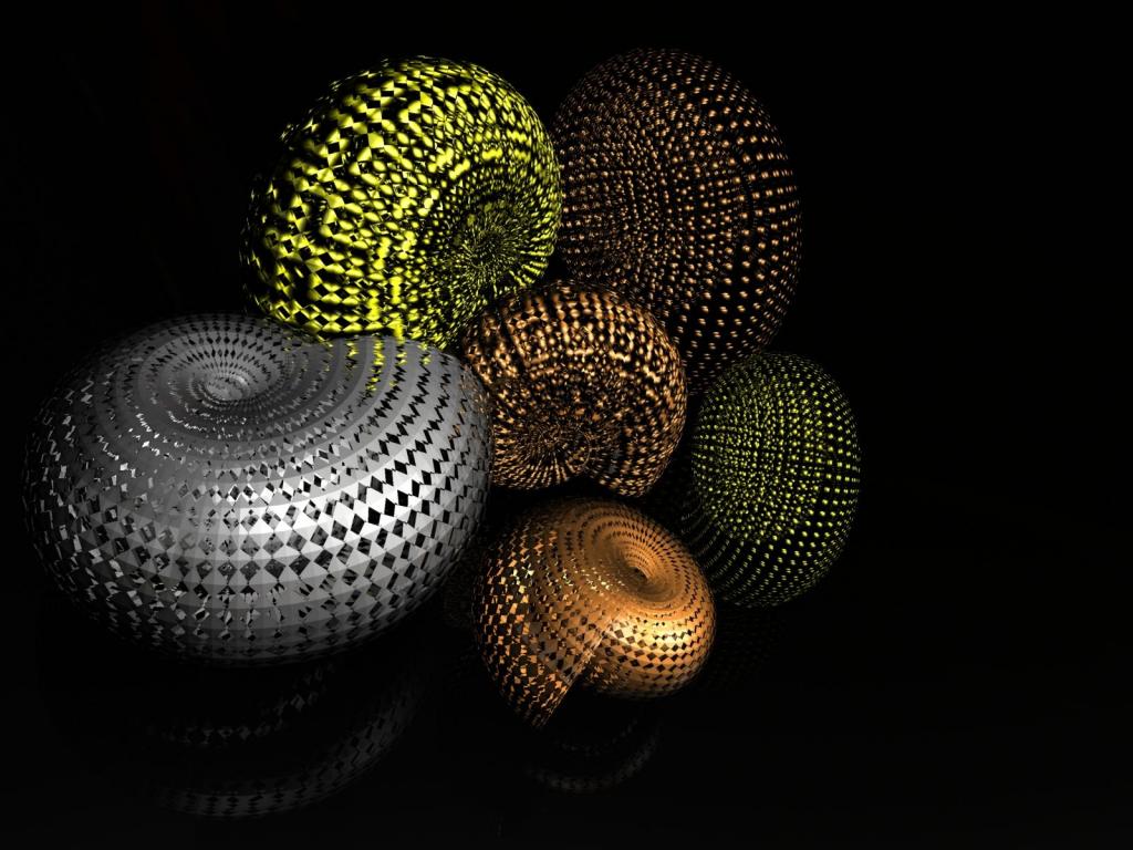 立体圆球发光创意设计