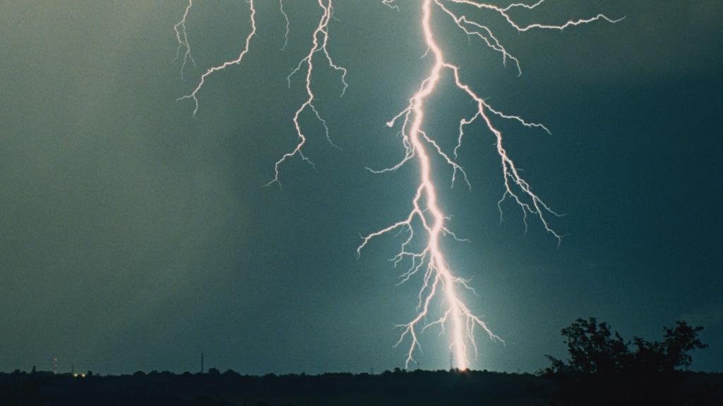 自然景观闪电之光