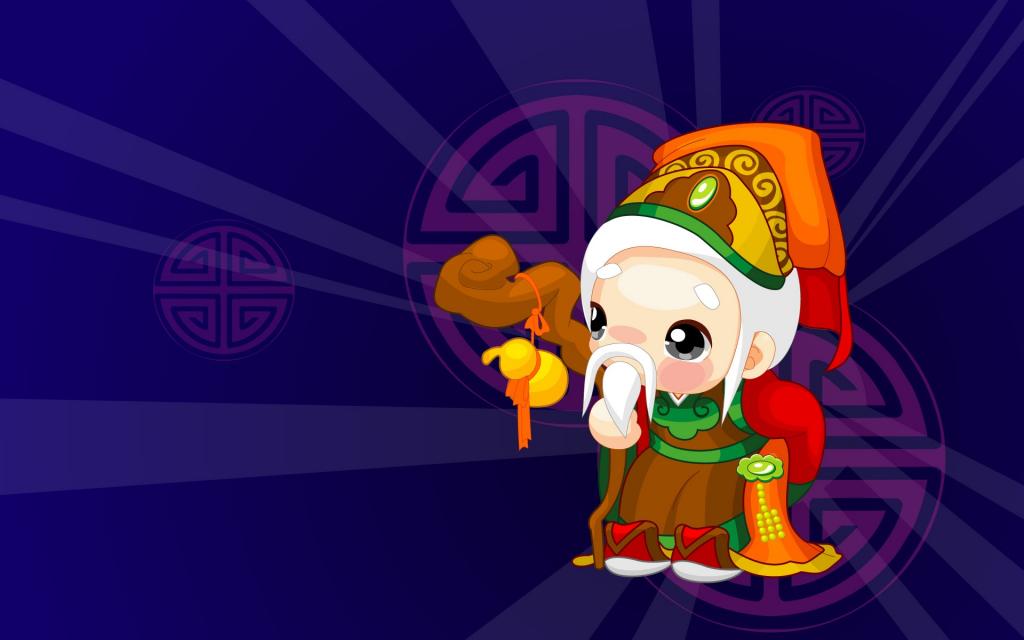 古装矢量卡通儿童,高清图片,电脑桌面-壁纸族