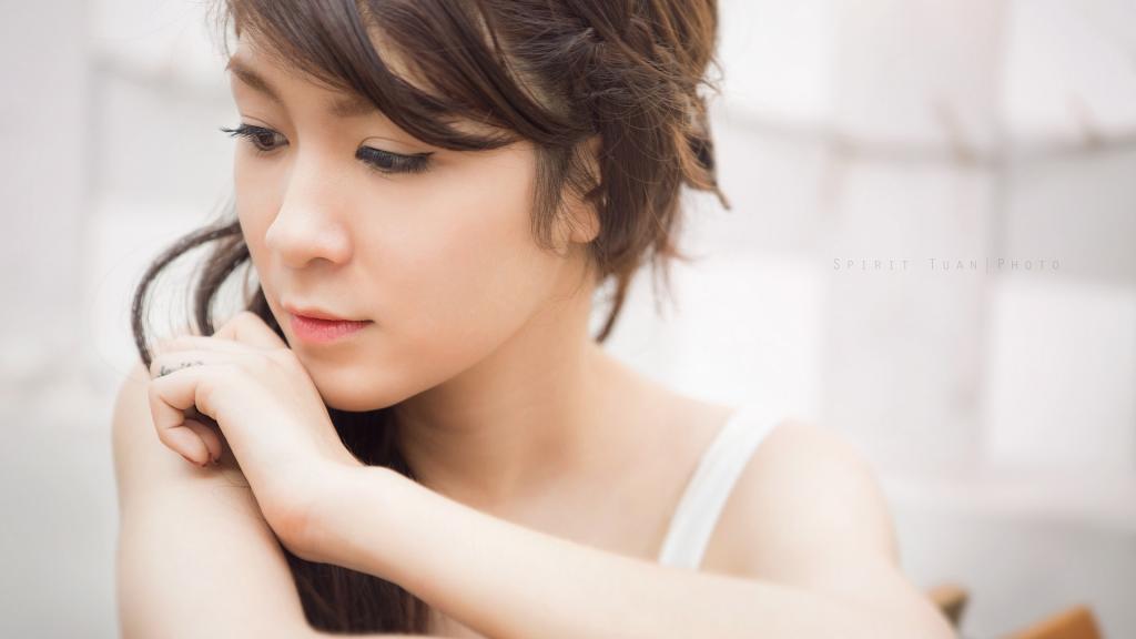 美好的清纯美女