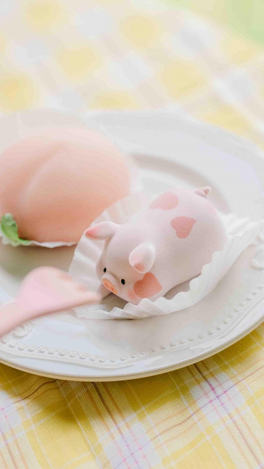 治愈软萌精致小猪猪创意摆拍
