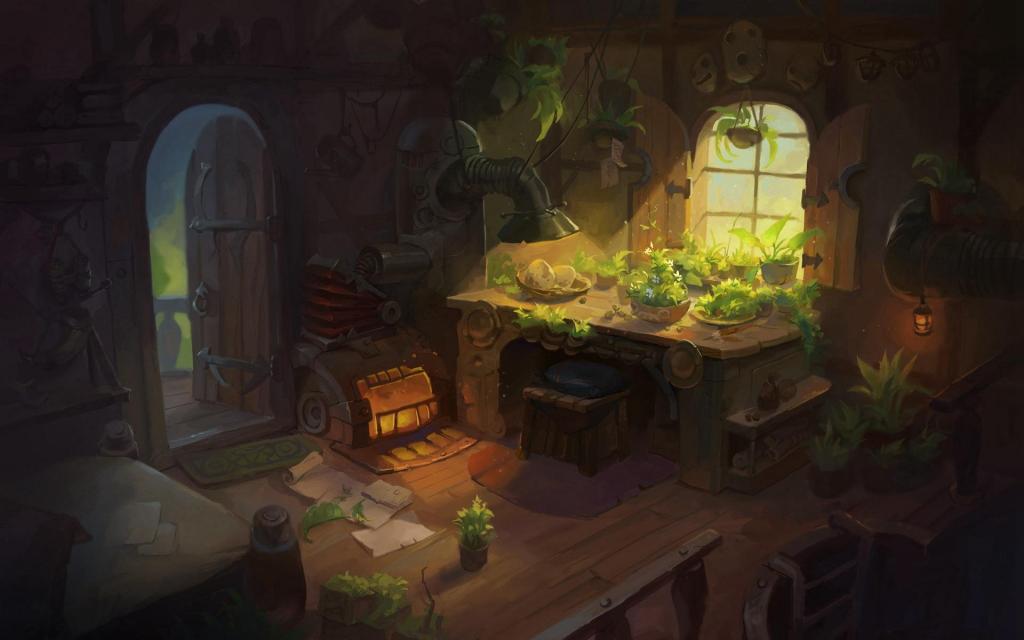 日系动漫场景绝美手绘插画