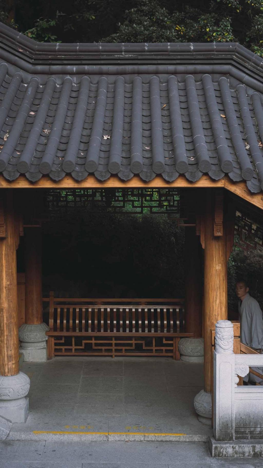 静谧治愈古寺上天竺