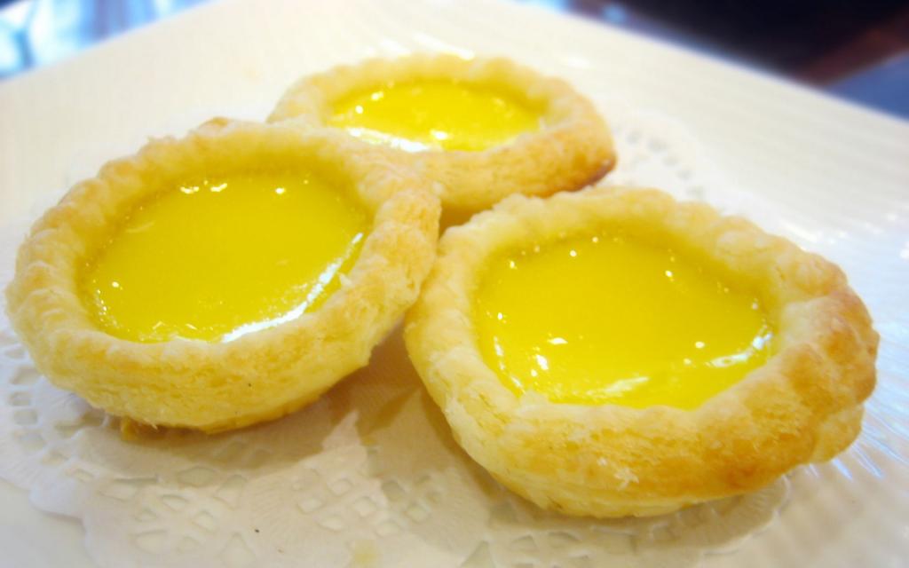 美味的奶香蛋挞