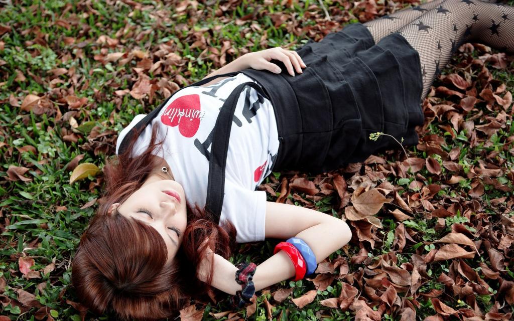 校园美女学生外拍