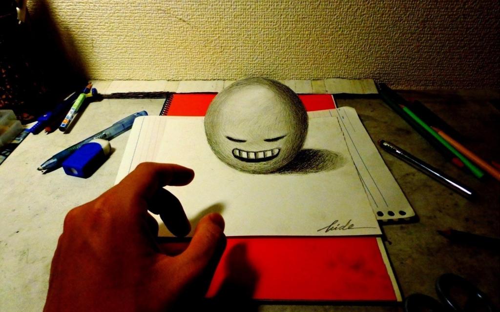 独特的3D手绘三维创意设计