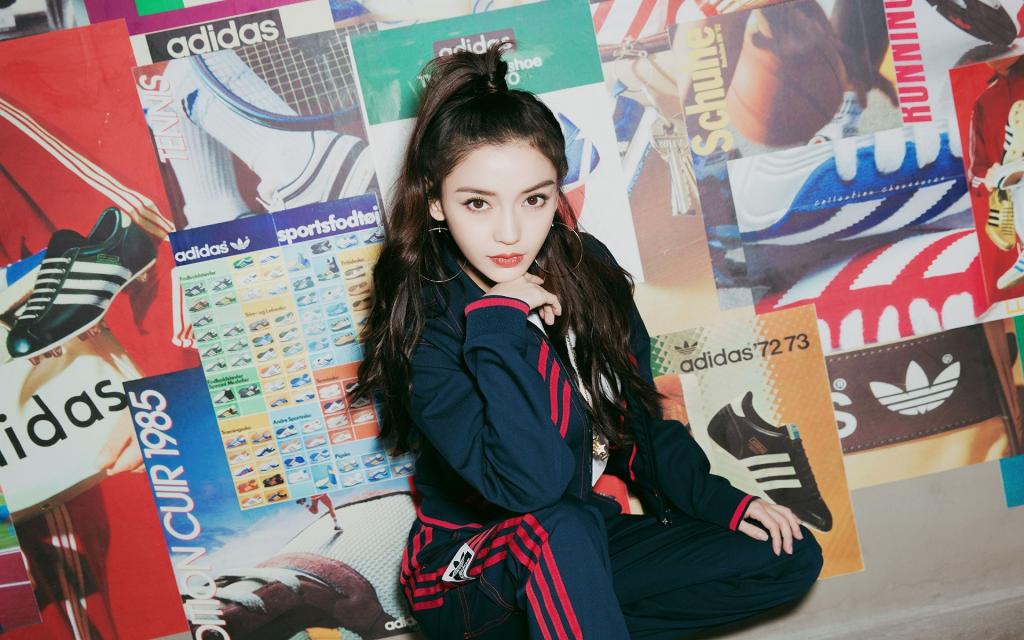 angelababy个性耍酷写真