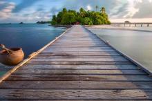 马尔代夫曼德芙岛景色