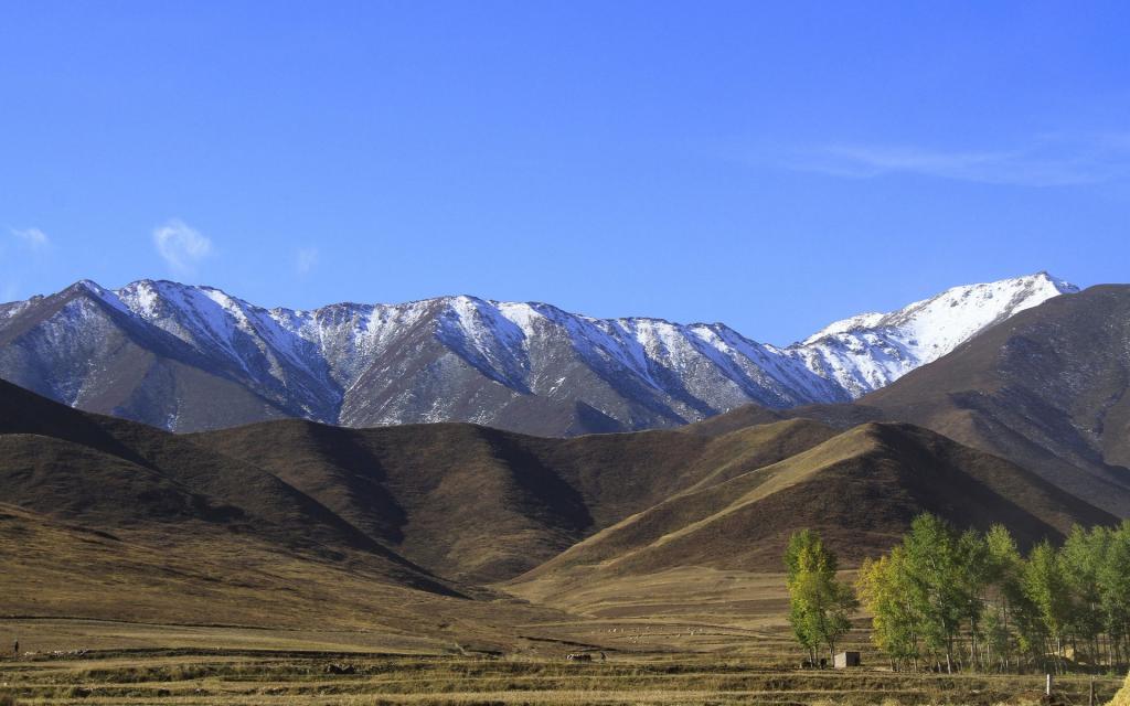 甘肃兰州白塔山风景