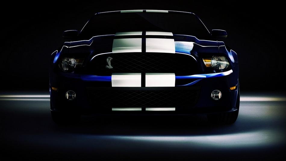 时尚的福特野马