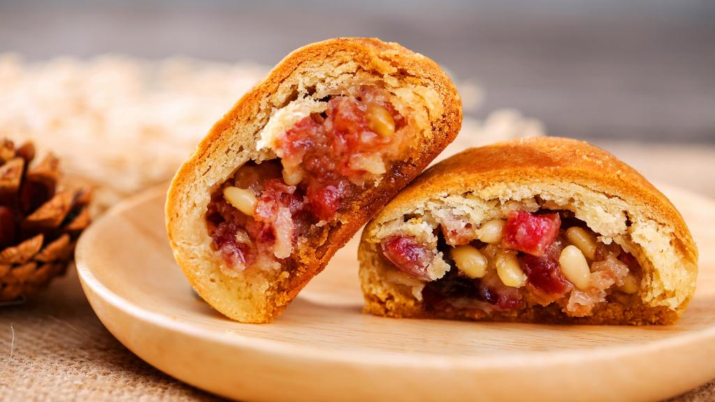 中秋节水果月饼