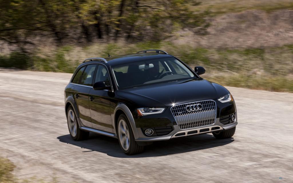 炫酷的黑色奥迪汽车