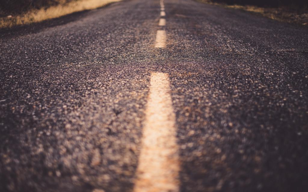 沿途公路的风景