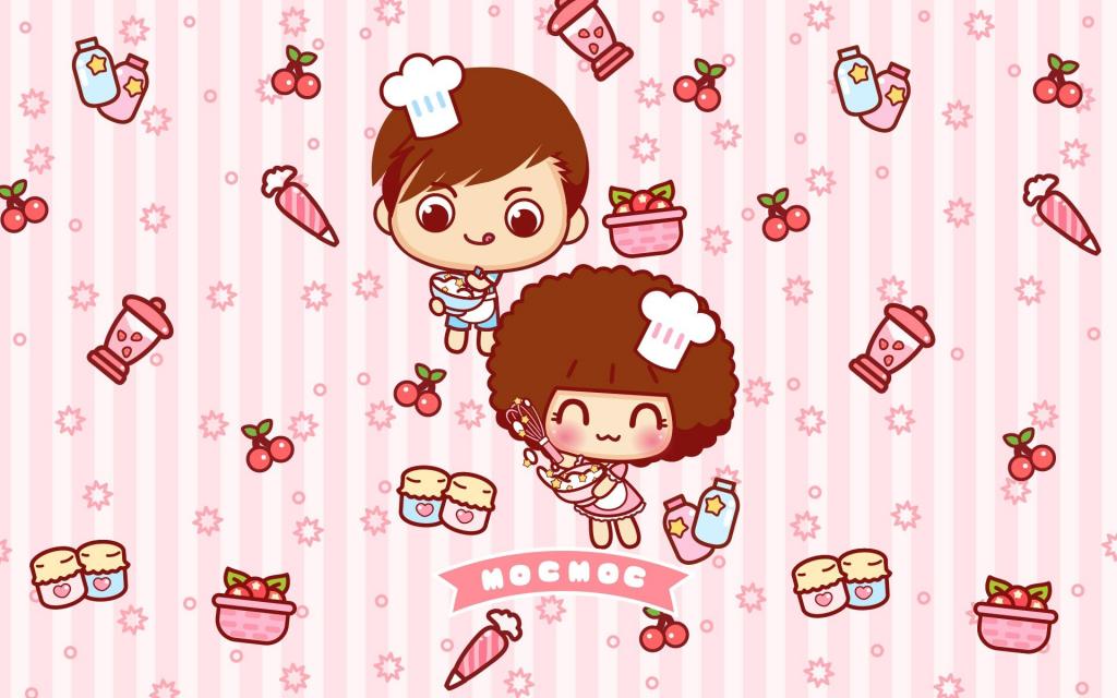 可爱卡通摩丝摩丝