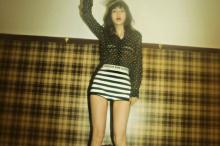 Angelababy唯美复古性感光影写真