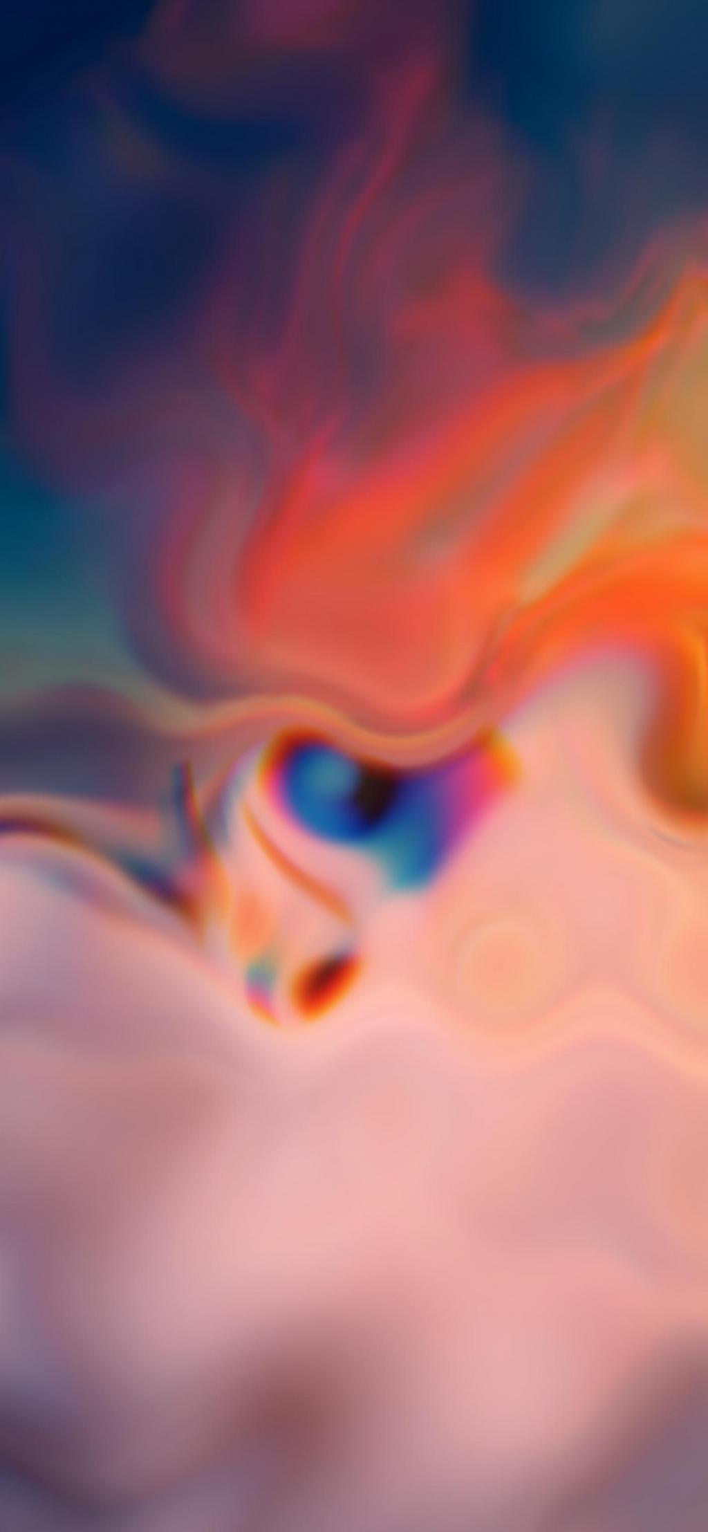 迷幻色彩朦胧感手绘插画