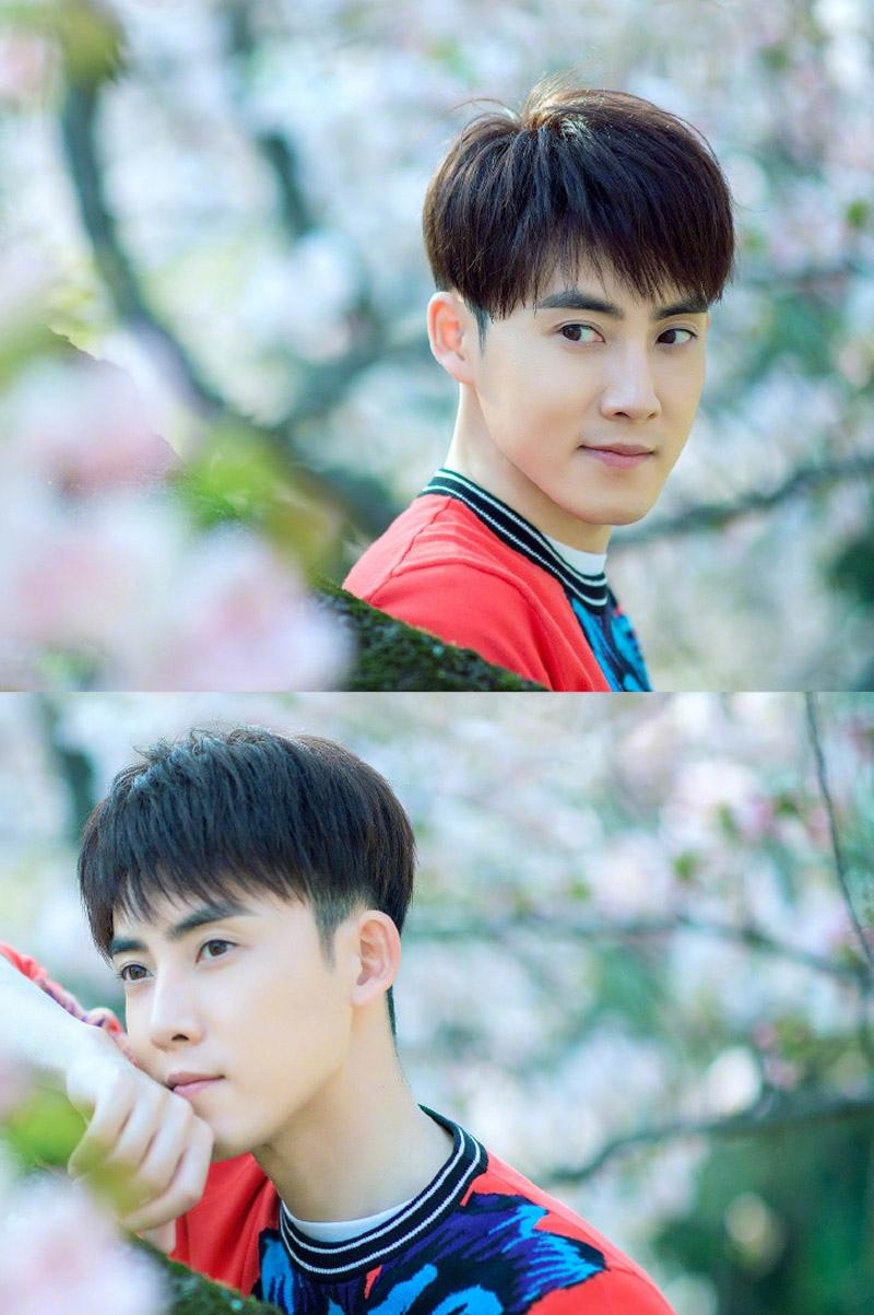 张睿清爽帅气户外写真