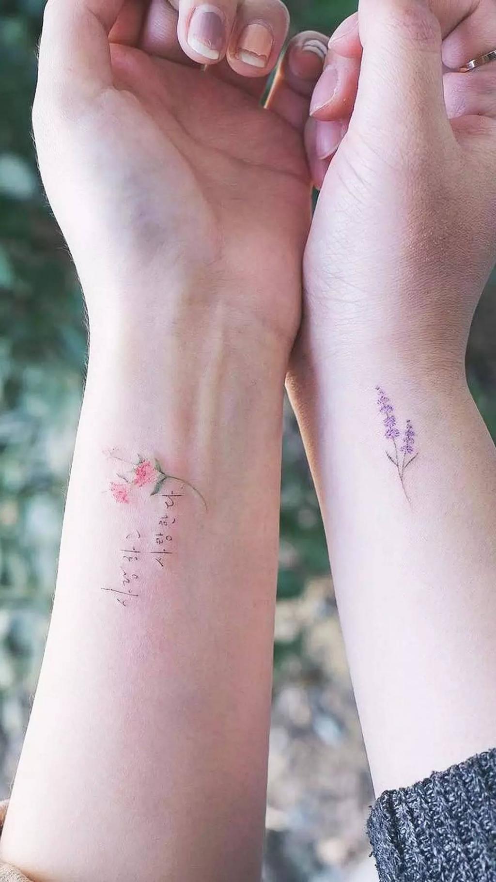 可爱清新纹身图片