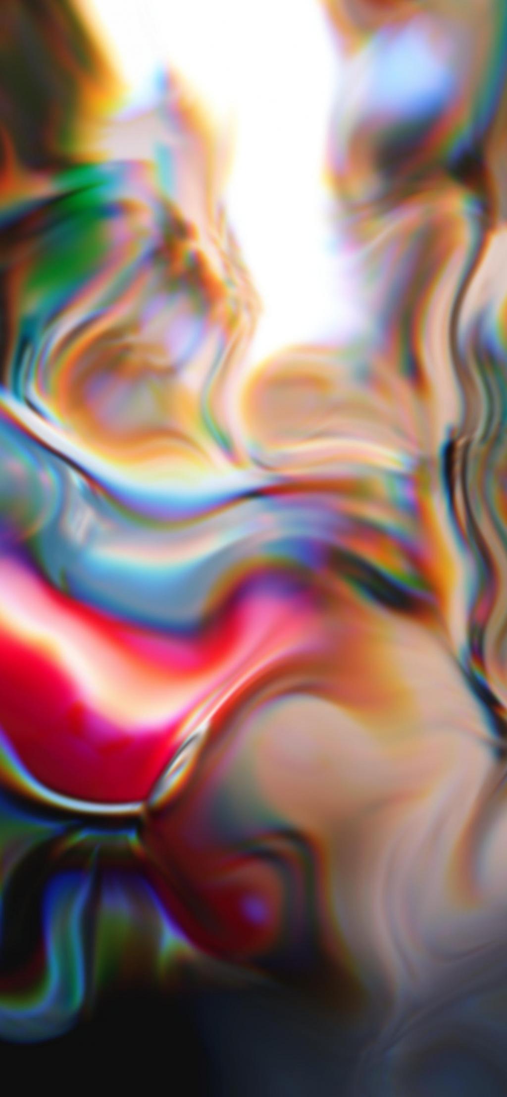 迷幻色彩朦胧感手绘插画