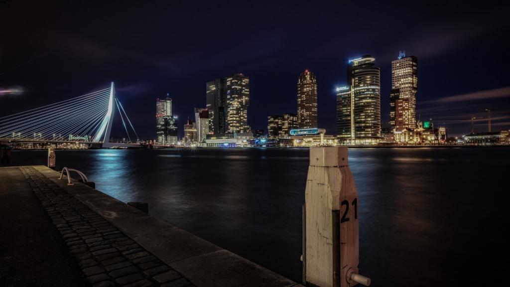 荷兰鹿特丹城市风景