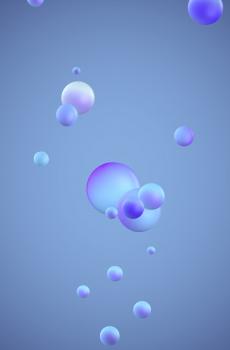 HTC U11自带气泡壁纸-5