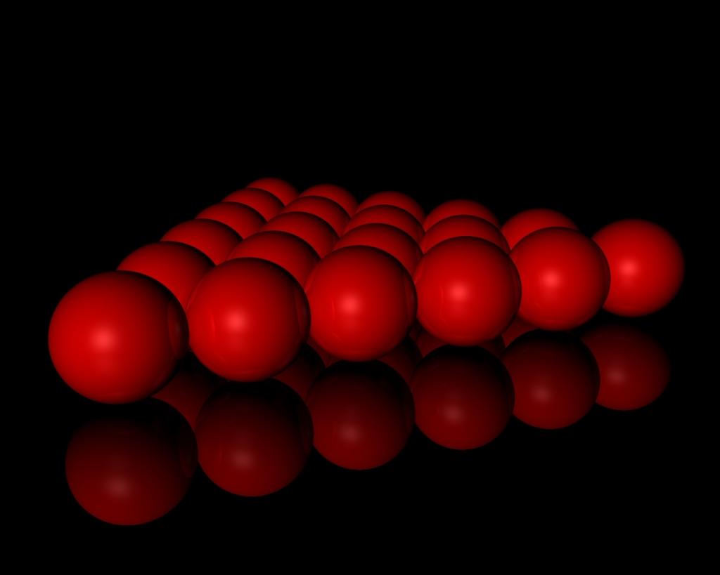 红色小球排列设计