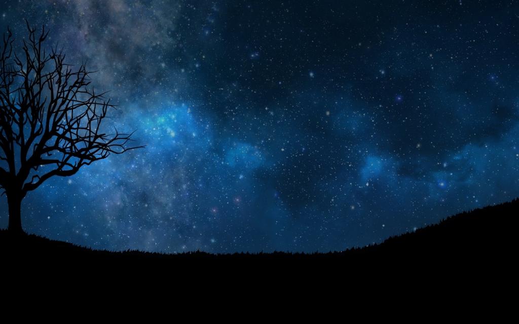 唯美繁星点点的星空