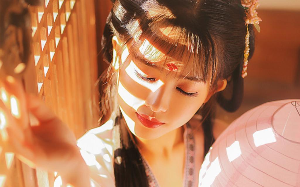 唯美的古装少女