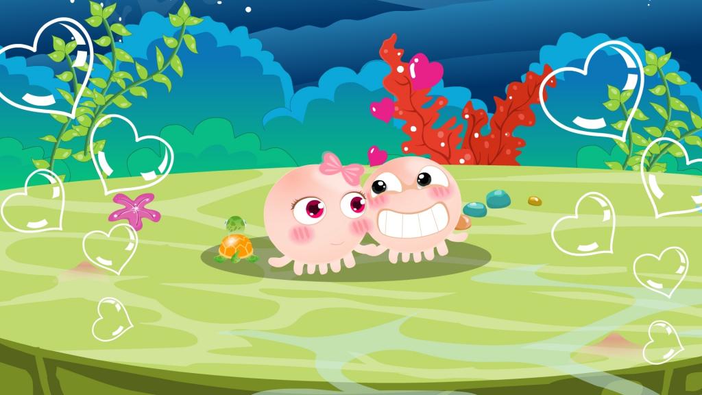 卡通章鱼,高清图片,电脑桌面-壁纸族