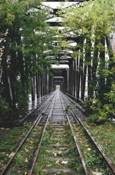 小清新铁路铁轨风景-1