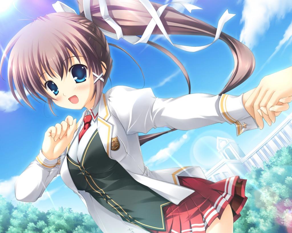 美少女插画图片