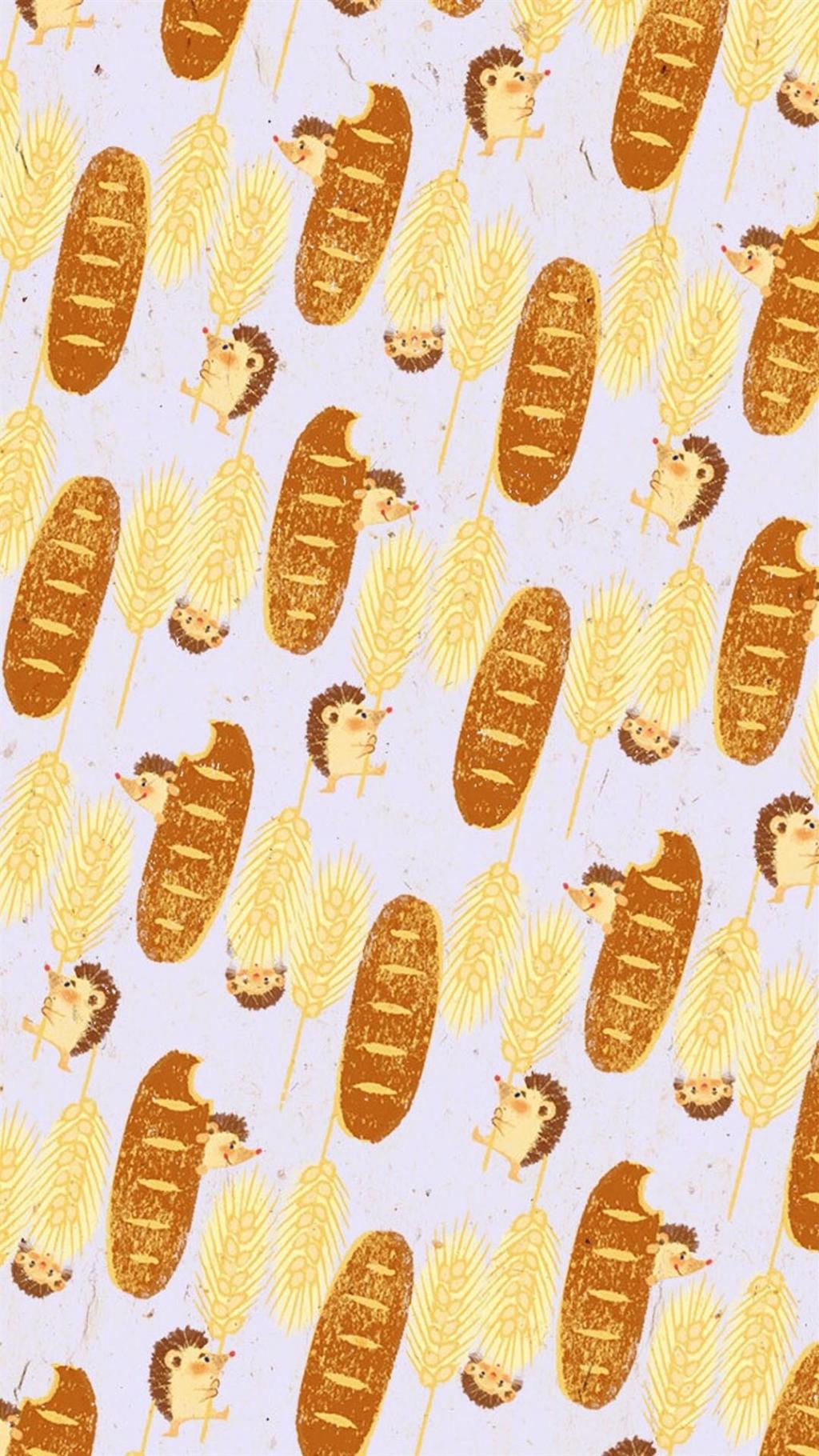 可爱卡通小图案平铺