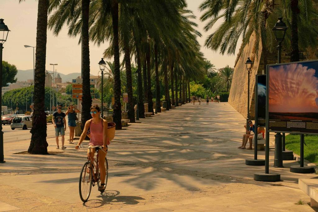 金色小岛马略卡迷人城市风光