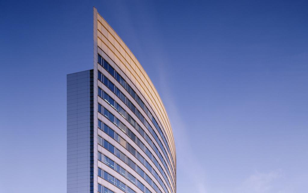 宽屏都市高大建筑大厦