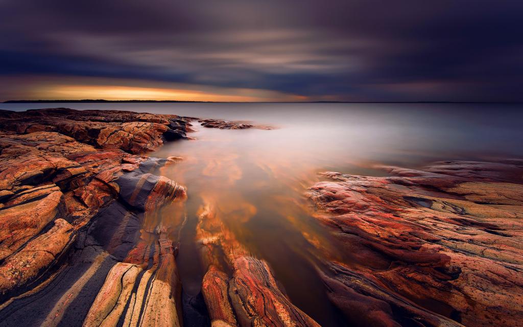 邂逅瑞典彼时黄昏日落