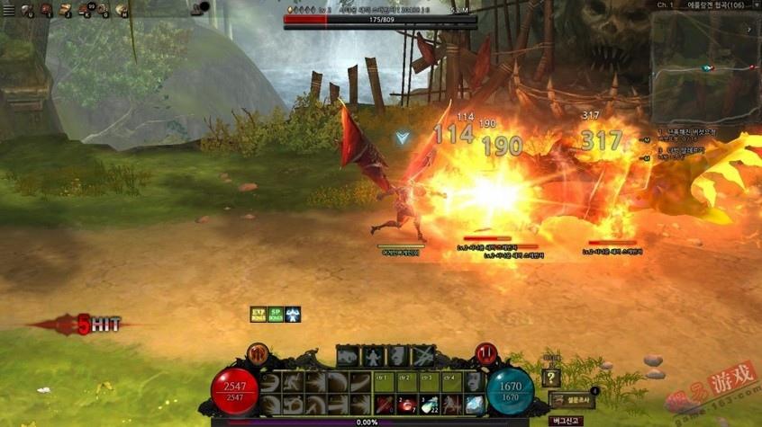 横版动作网游《AIMA》精彩场景截图