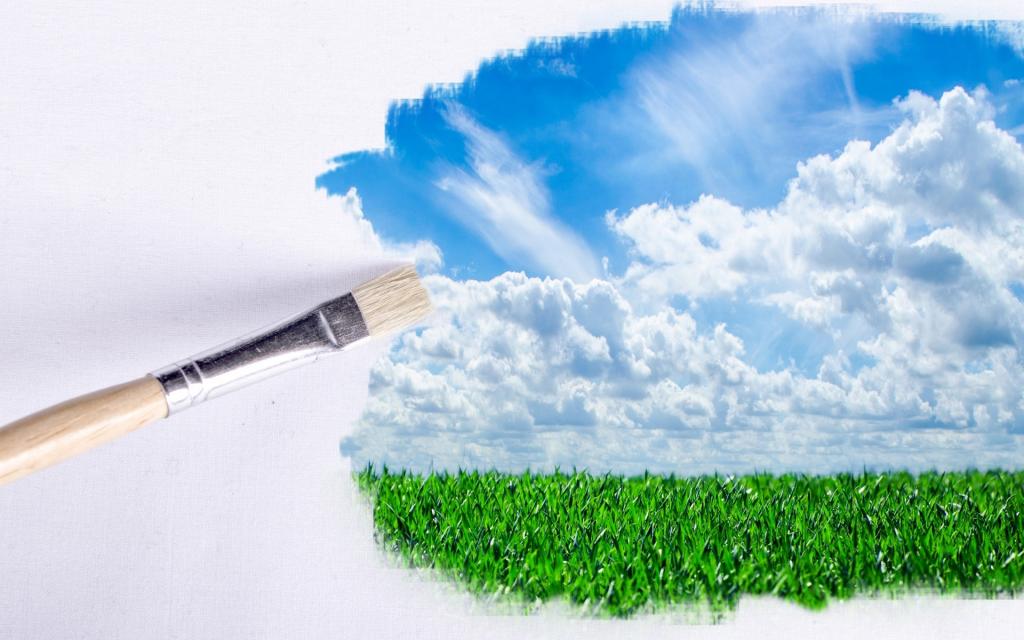 另类的笔触油画