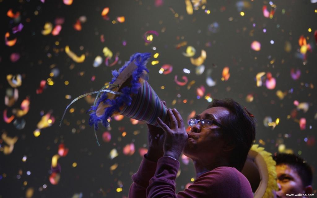 全球庆祝2012新年