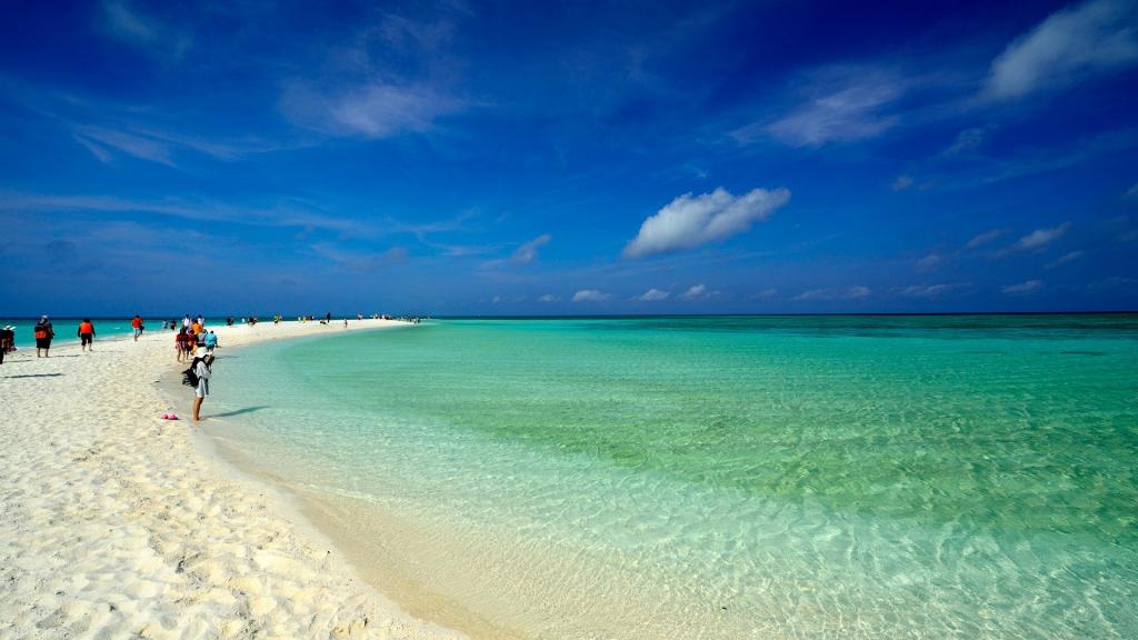 西沙全富岛海边风景