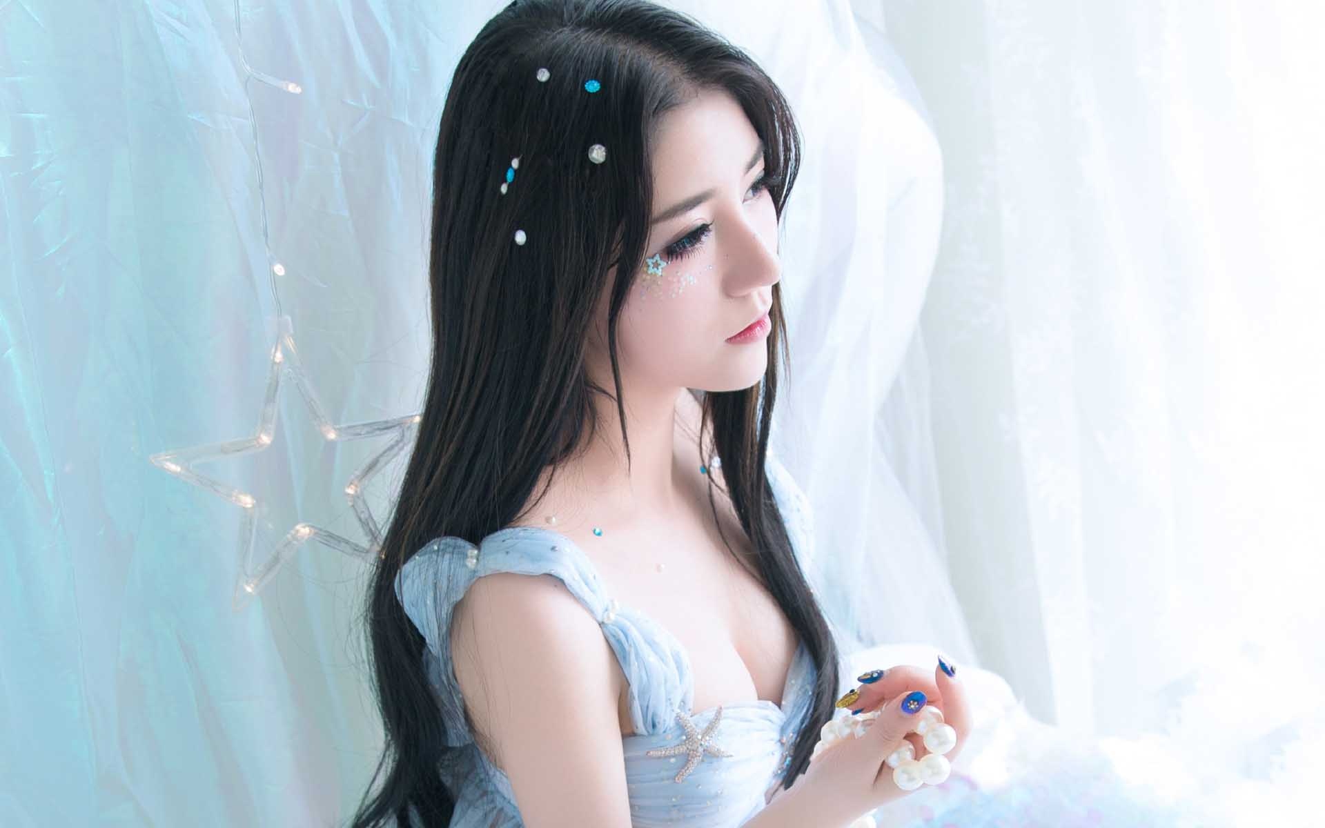 性感美女蕾丝裙唯美写真