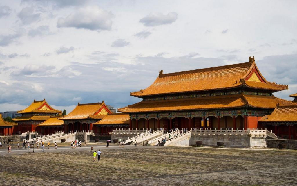 壮观的故宫太和门