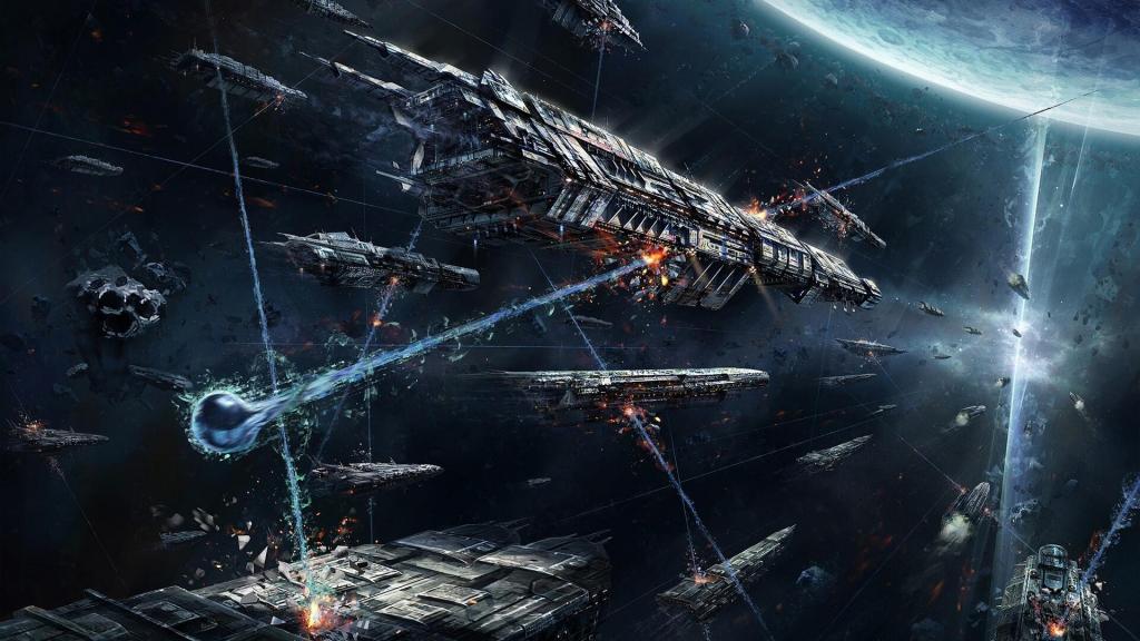 震撼酷炫科幻宇宙飞船