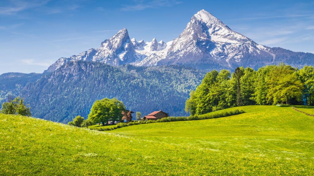 优美的高山风景