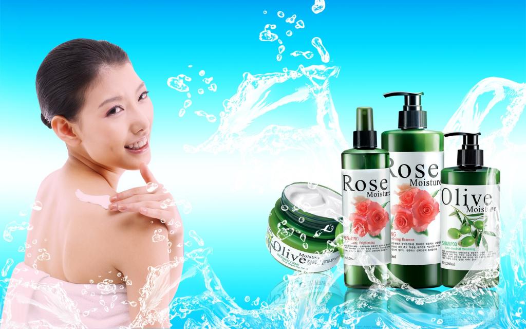 化妆品创意广告