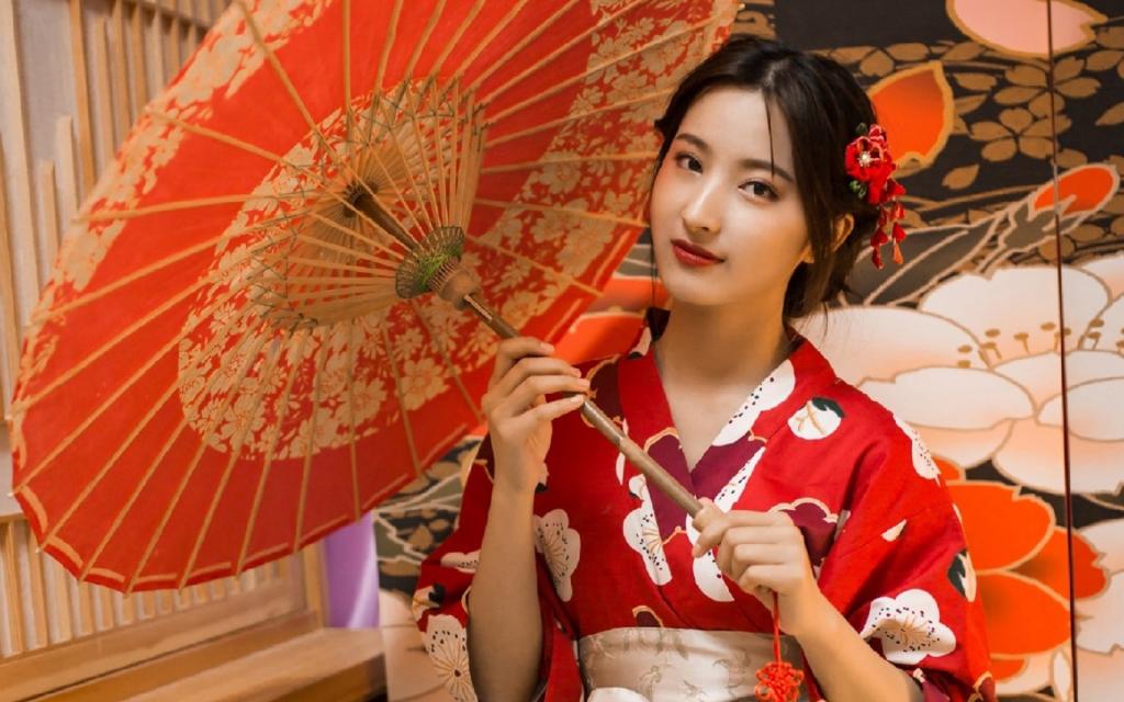 漂亮养眼的和服女生优雅写真