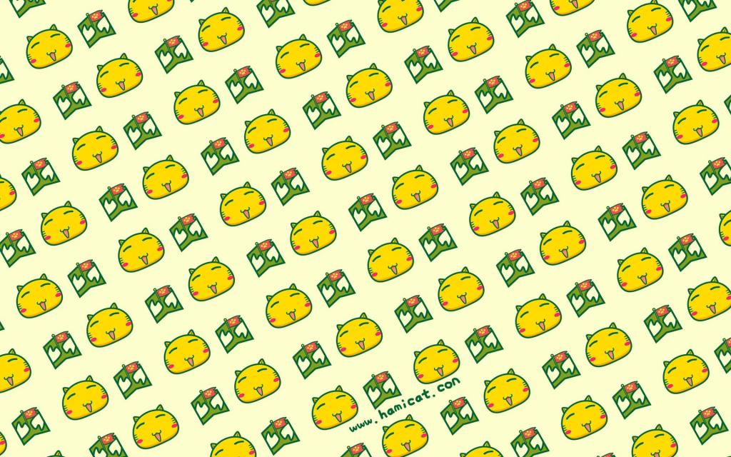 哈咪猫小元素背景