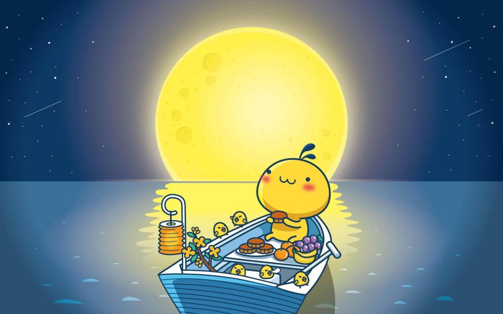 油爆叽丁中秋花好月圆