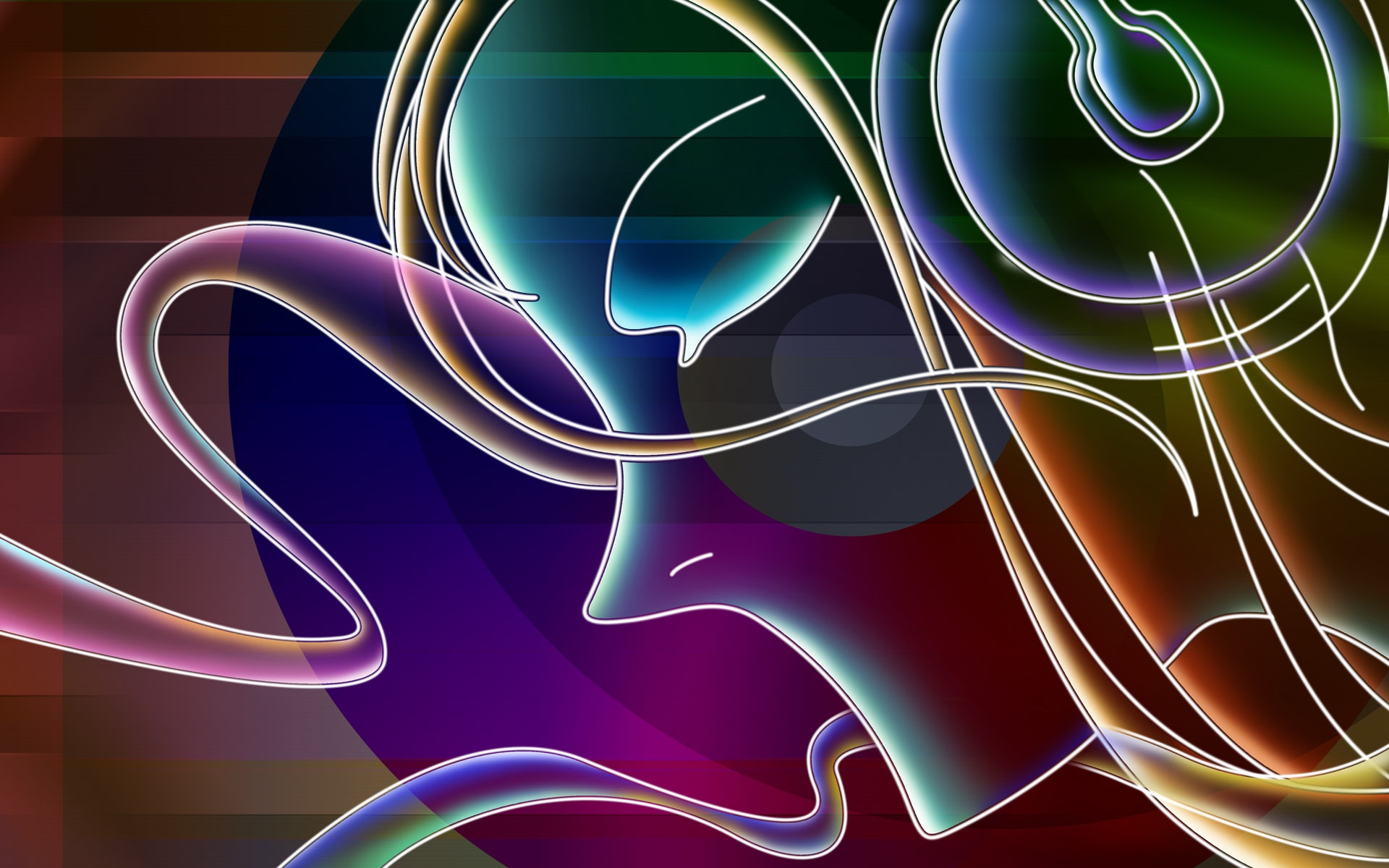 创意的宽屏线描,高清图片,电脑桌面-壁纸族