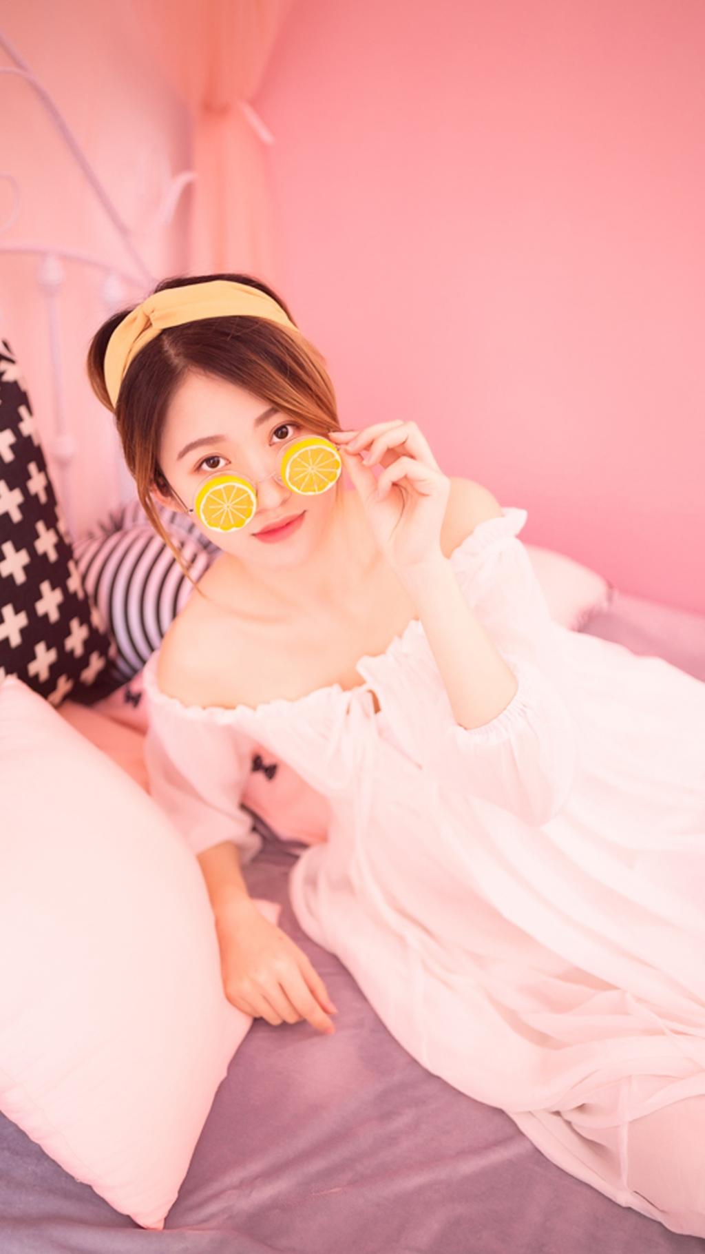 清纯可爱的粉红小公主